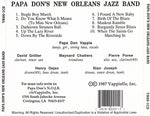 Papa Don's New Orleans Jazz Band* : Papa Don's New Orleans Jazz Band (CD, Album, RP)