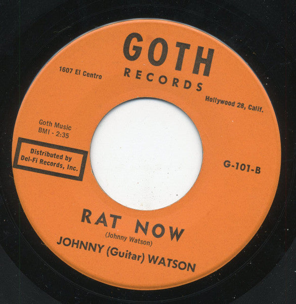 Johnny (Guitar) Watson* : Falling In Love / Rat Now (7")