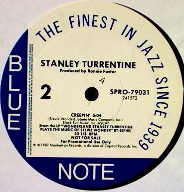 Stanley Turrentine : Boogie On Reggae Woman (12", Promo)