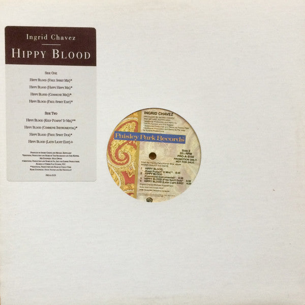 Ingrid Chavez : Hippy Blood (12", Promo)