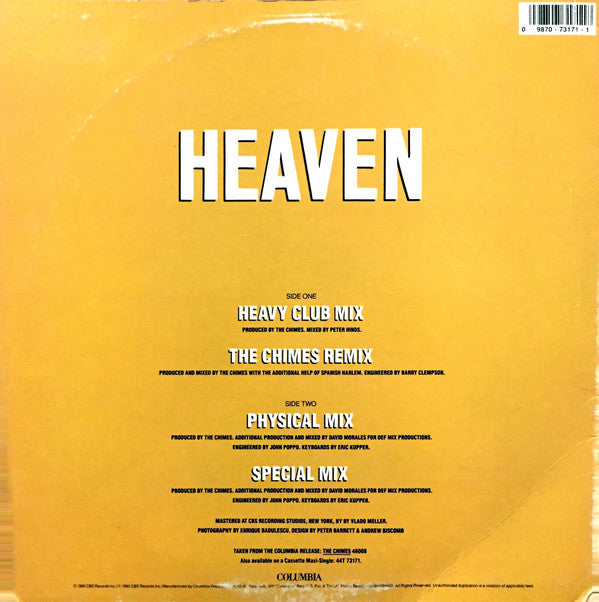 The Chimes : Heaven (12")