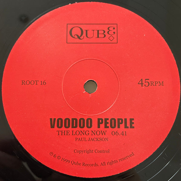 Voodoo People : The Long Now / Book Of Shadows (12")