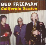 the album cover for Bud Freeman - California Session