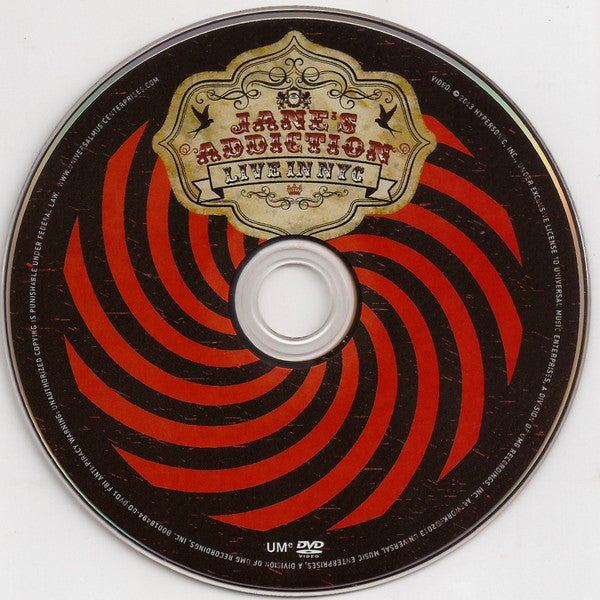 Jane's Addiction : Live In NYC (CD, Album + DVD)