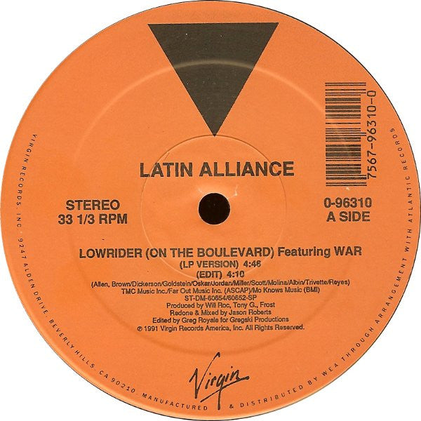 Latin Alliance : Low Rider (12")