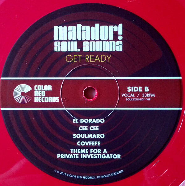 Matador! Soul Sounds : Get Ready (LP, Album, Ltd, Red)