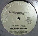 St. Tropez* : One More Minute (12", Promo)