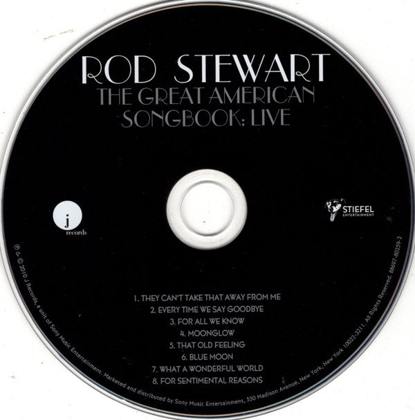 Rod Stewart : The Great American Songbook: Live (CD, Album, S/Edition)