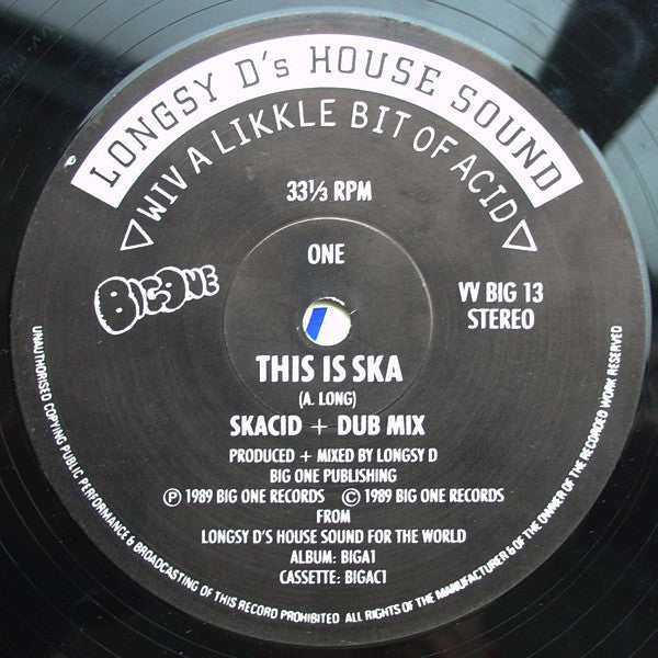 Longsy D's House Sound* : This Is Ska (12")
