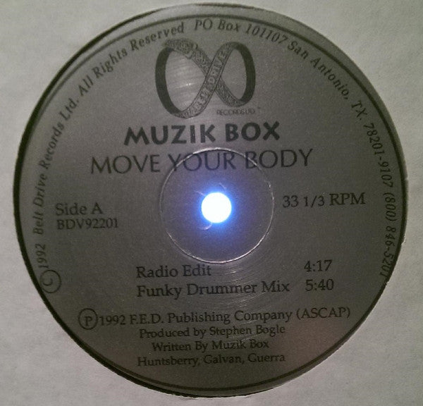 Muzik Box : Move Your Body (12")