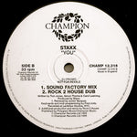 Staxx : You (2x12", Promo)