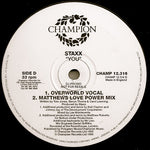 Staxx : You (2x12", Promo)