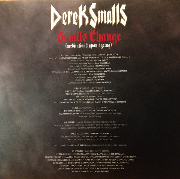 Derek Smalls : Smalls Change (Meditations Upon Ageing) (LP + LP, S/Sided + Album, 180)
