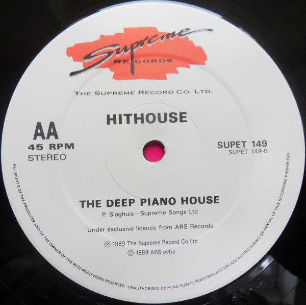 Hithouse : Move Your Feet To The Rhythm Of The Beat (12")