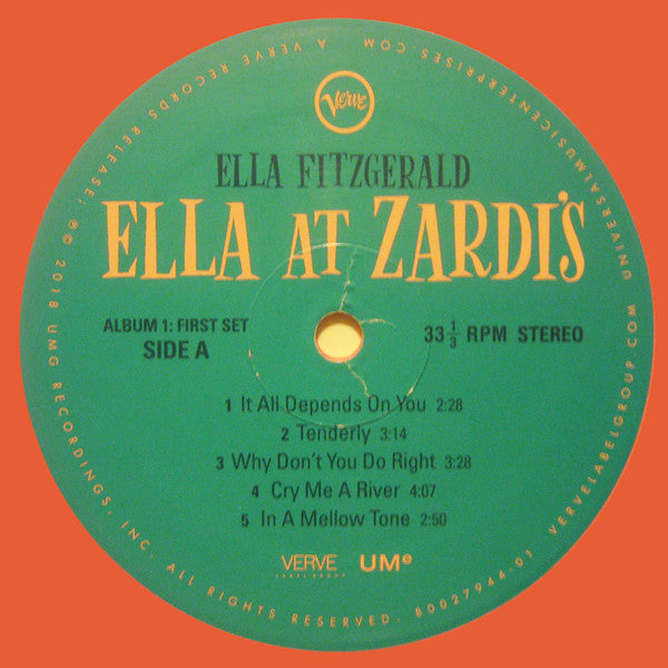 Ella Fitzgerald : Ella At Zardi's (LP, Pin + LP, Blu + Album, RSD, Ltd, RE)