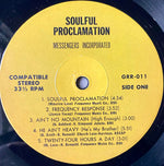 Messengers Incorporated : Soulful Proclamation (LP, Album, RSD, Ltd, RM)