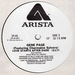 Gene Page : Love Starts After Dark (12", Promo)