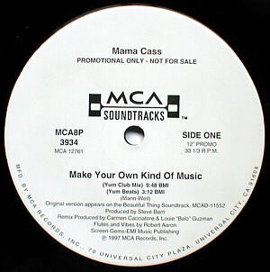 Mama Cass* : Make Your Own Kind Of Music (12", Promo)