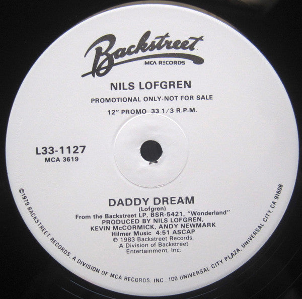 Nils Lofgren : Across The Tracks (12", Promo)