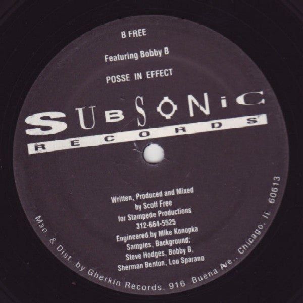 B Free Featuring Bobby B (5) : Posse In Effect (12")