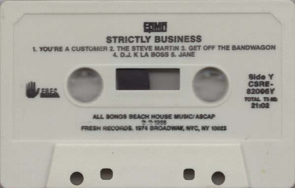 EPMD : Strictly Business (Cass, Album, Whi)