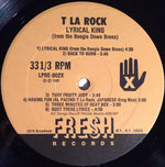 T La Rock : Lyrical King (From The Boogie Down Bronx) (LP, Album)