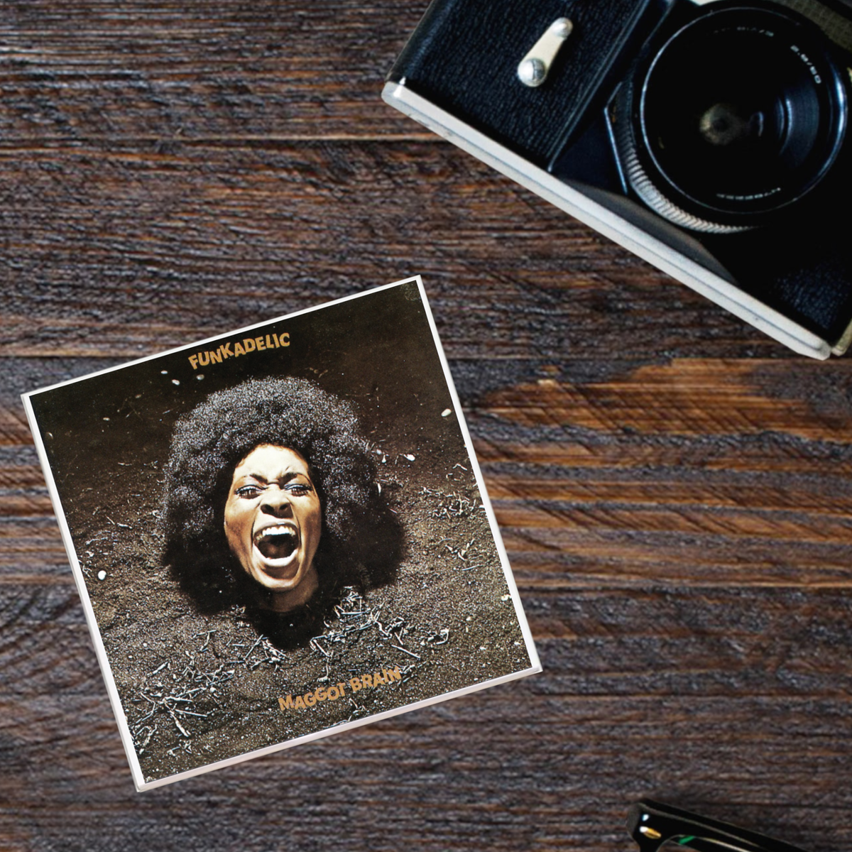 Funkadelic Maggot Brain Album Coaster