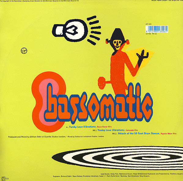 Bass-O-Matic* : Funky Love Vibrations (12")