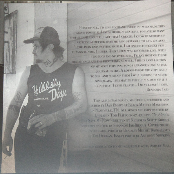 Benjamin Tod : I Will Rise (LP, Album, Etch)