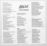 Adult Fantasies : For The Time Being (LP, Album)