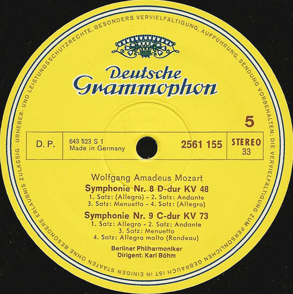Wolfgang Amadeus Mozart – Karl Böhm, Berlin Philharmonic Orchestra* : 46 Symphonies (15xLP, Comp + Box)