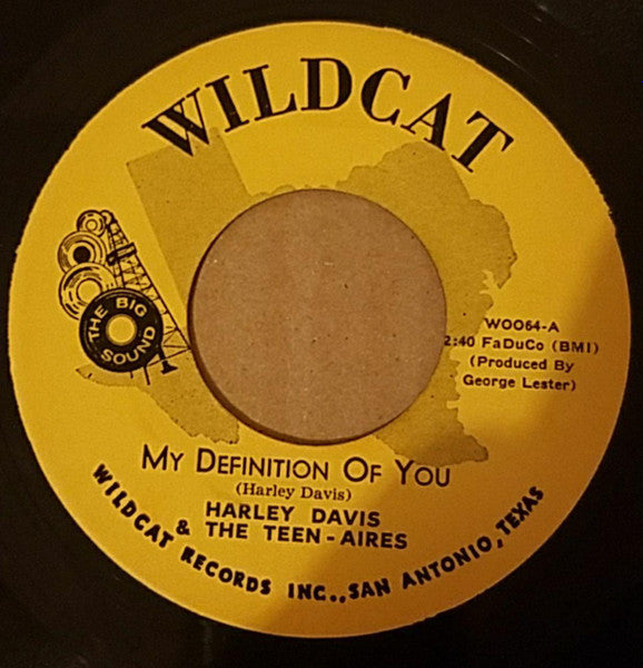 Harley Davis (2) & The Teen-Aires : My Definition Of You / Mad Lover (7", Single)