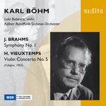 the album cover for J. BRAHMS - Symphony 1