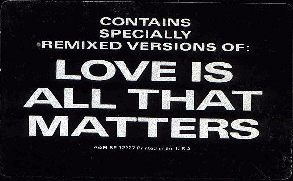 The Human League : Love Is All That Matters (12", Single, Promo, EMW)