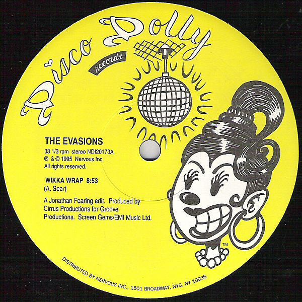 The Evasions / Gary's Gang : Wikka Wrap / Keep On Dancin' (12")