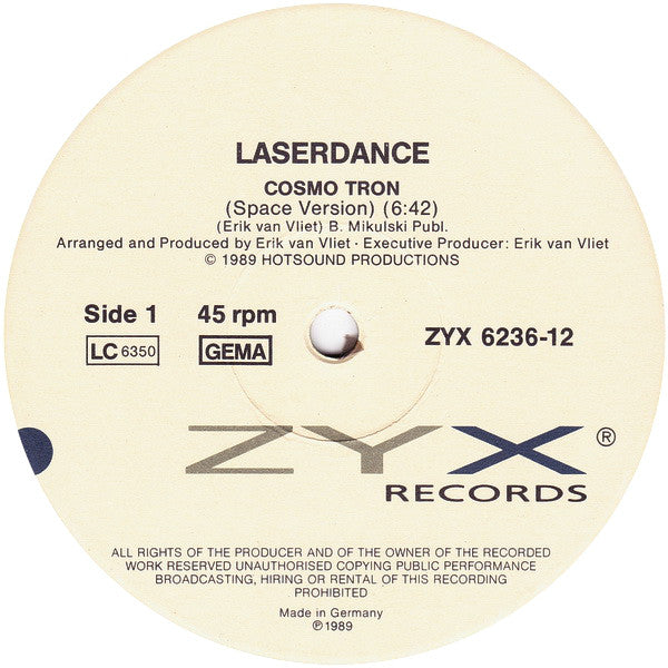 Laserdance : Cosmo Tron (12")