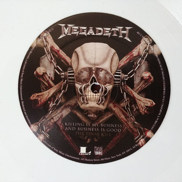 Megadeth : Killing Is My Business And Business Is Good (The Final Kill) (LP, Album, RM, Whi + LP, Whi + Ltd, RE)