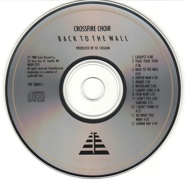 Crossfire Choir : Back To The Wall (CD)