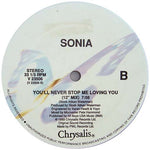 Sonia : You'll Never Stop Me Loving You (12")