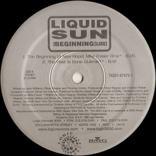 Liquid Sun : The Beginning (A New Hope) (12", Promo)
