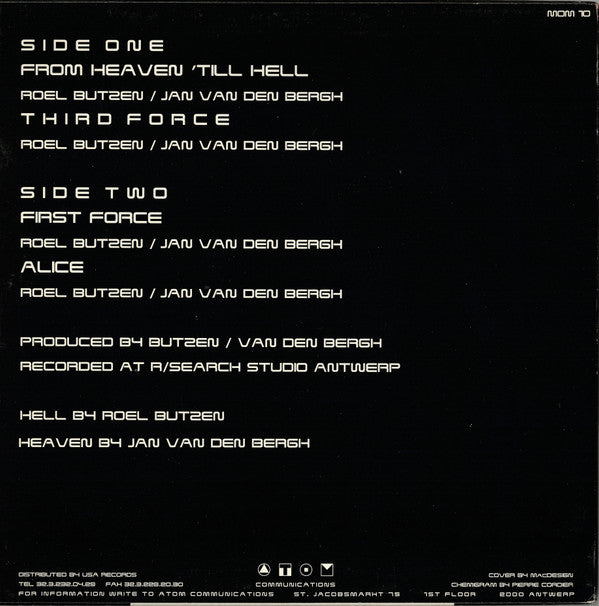Roel Butzen : Paradise Inferno (12", EP)