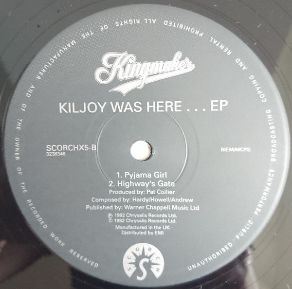 Kingmaker : The Killjoy Was Here EP (12", EP)