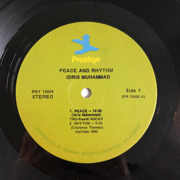 Idris Muhammad : Peace And Rhythm (LP, Album, Ind)