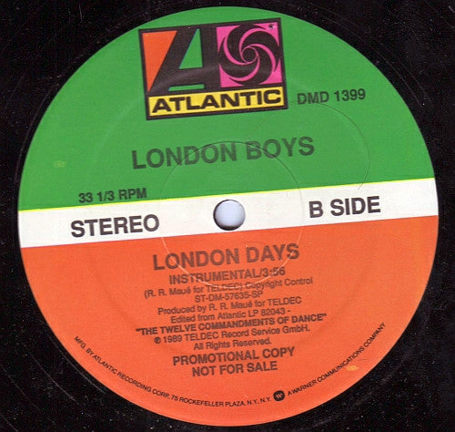 London Boys : London Nights (12", Promo)