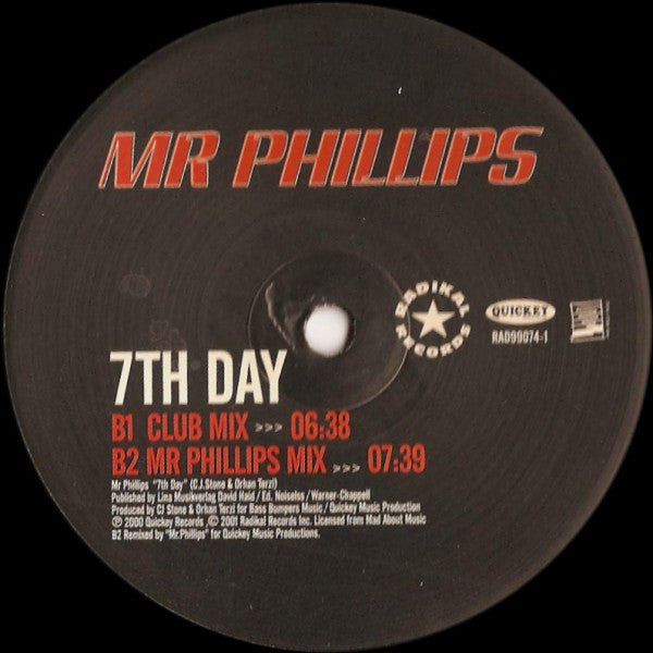 Mr Phillips* : 7th Day (12")