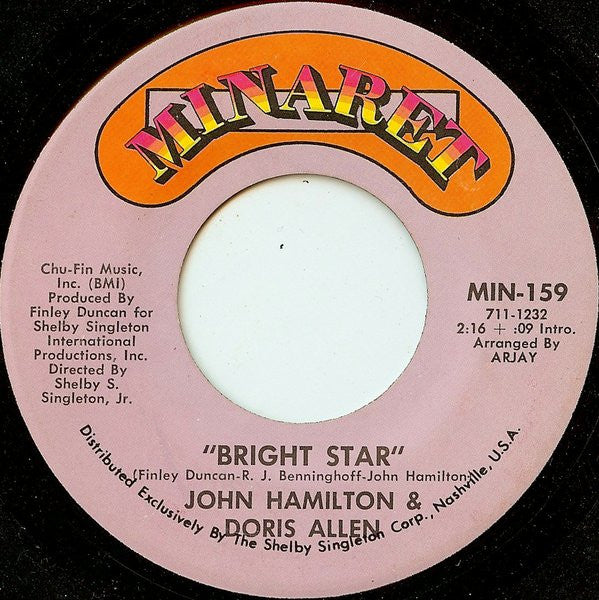 John Hamilton* & Doris Allen : Them Changes / Bright Star (7", Single)