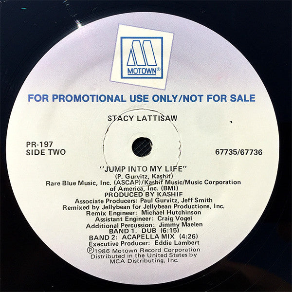 Stacy Lattisaw : Jump Into My Life (12", Promo)