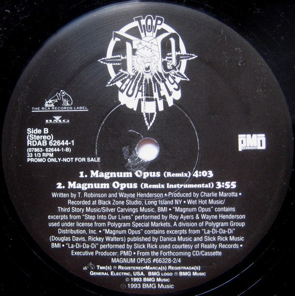 Top Quality : Magnum Opus (12", Promo)