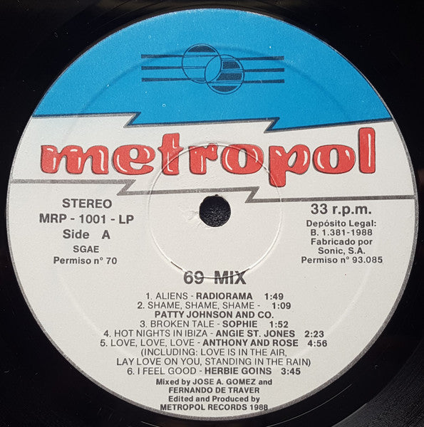 Various : 69 Mix (LP, Mixed)