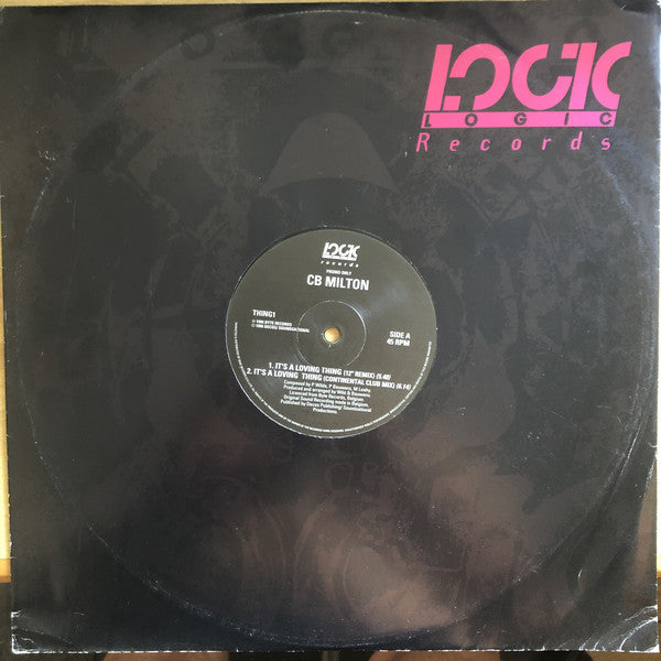 CB Milton : It's A Loving Thing (12", Promo)